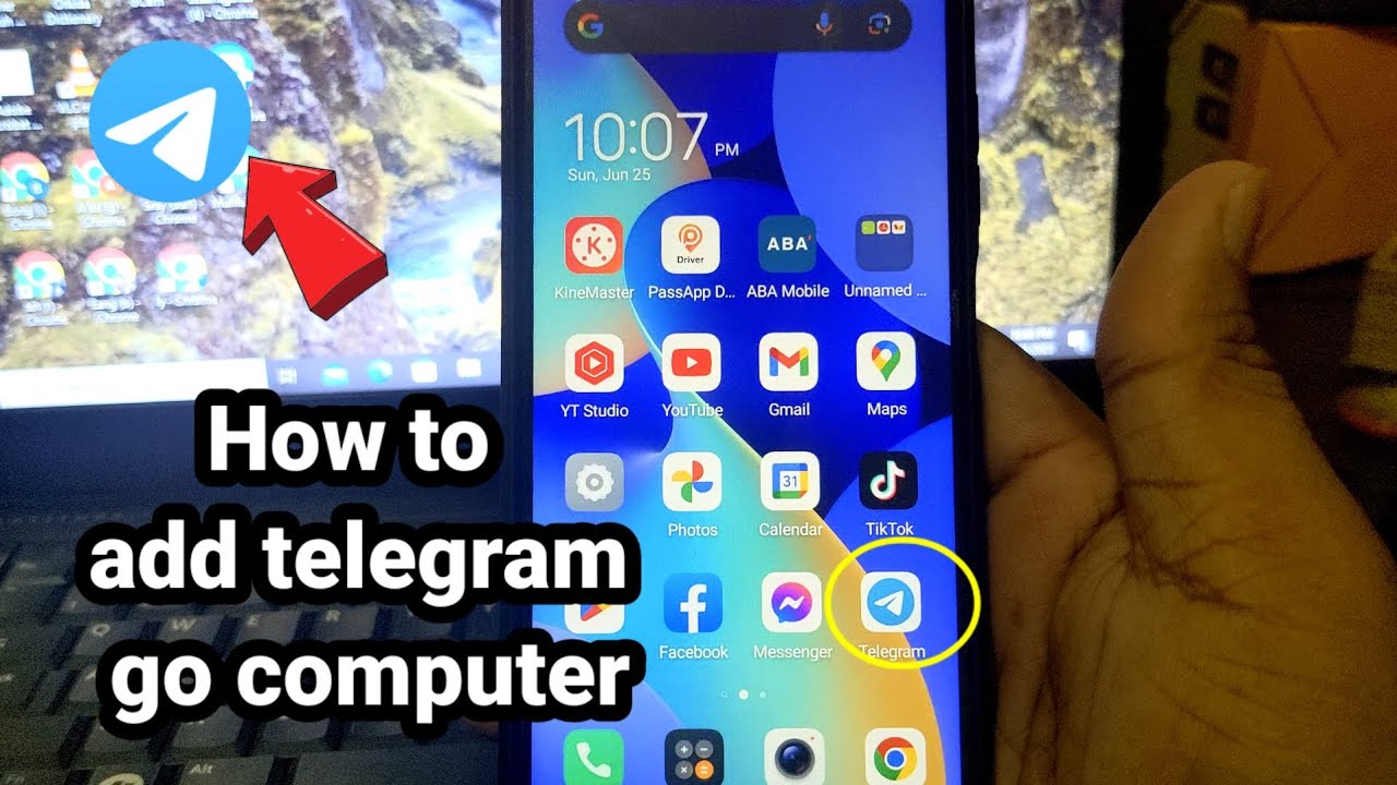 How to add telegram go computer, របៀបបន្ថែម telegram ទៅ កុំព្យូទ័រ ...