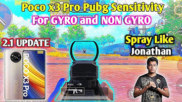 POCO X3 PRO PUBG New Sensitivity Settings | GYRO & NON GYRO WITH SENI CODE 🔥 OF NEW UPDATE 2.1.0