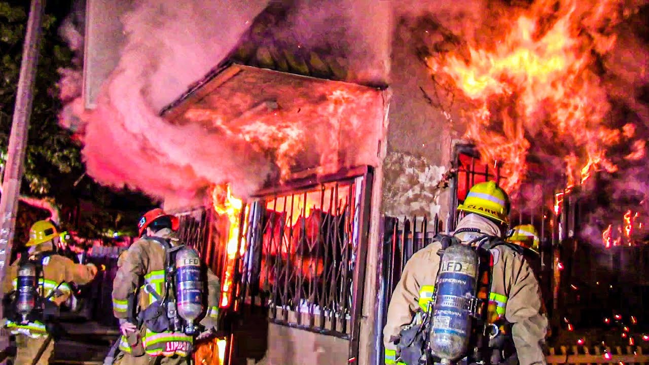 LAFD Commercial Fire: Station 33 (South Los Angeles)