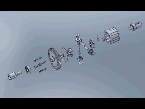 HB LSP Diff Exploded View