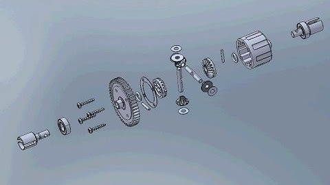 HB LSP Diff Exploded View