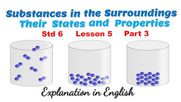 Substances in the surroundings - their states and properties Part 3 std 6 class 6 chapter 5 lesson 5