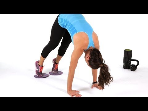 How to Do a Pike with Gliders | Abs Workout