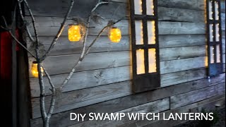 DIY Swamp Witch Lanterns