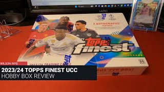 2023/24 Topps Finest UCC Hobby Box Review