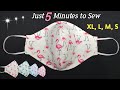 All Sizes - Face Mask Sewing Tutorial | New Style Breathable Mask | DIY Cloth Face Mask | DIY Mask