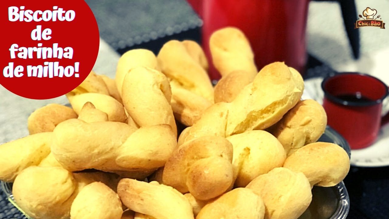 Biscoito de farinha de milho delicioso - Tirando dúvidas!!