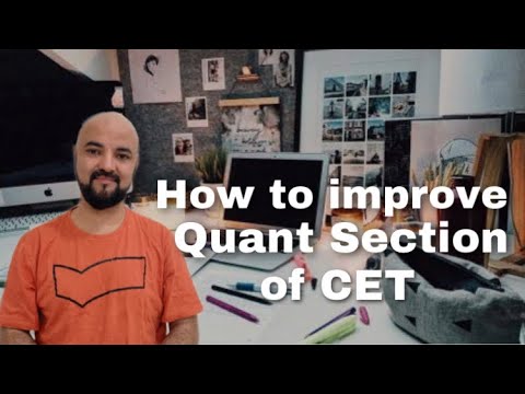 CET Quant Section | How to improve quant section of CET - YouTube