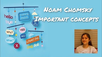 Noam Chomsky -- Important Concepts| LAD| Universal grammar| Deep structure and surface structure