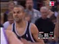 Bonzi Wells Brad Miller And Ron Artest Vs Tony Parker Manu Ginobili Michael Finley And Tim Duncan
