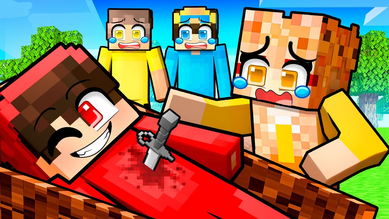 Faking BEING KILLED in Minecraft…
