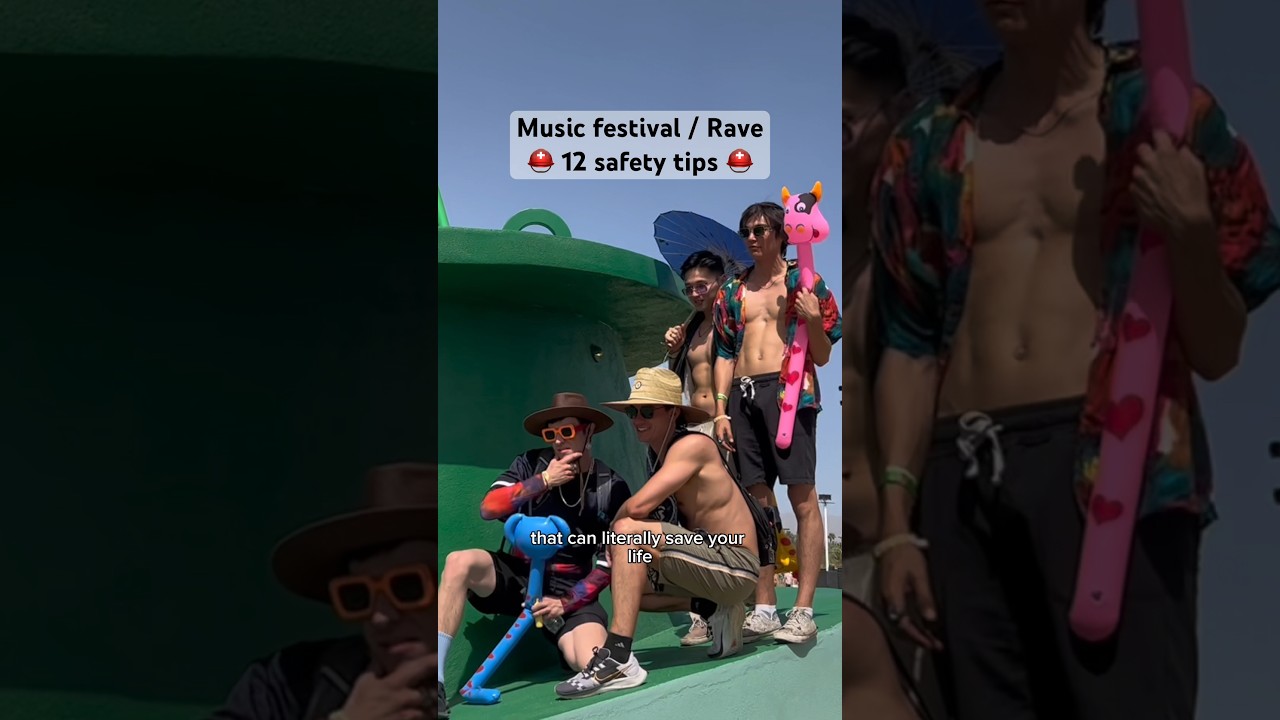 12 festival safety tips no one tells you 🤯⛑️ 