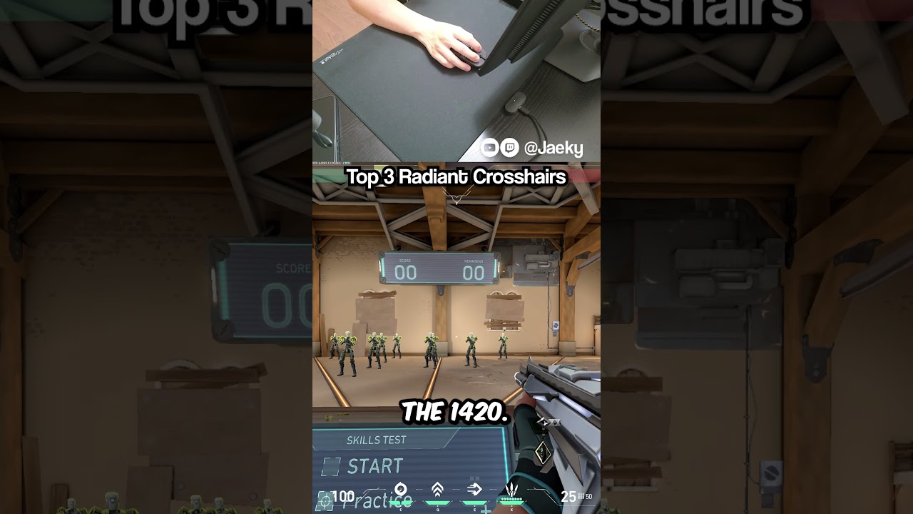 Топ-3 Radiant Crosshairs (советы Valorant)