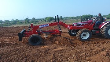 Mahindra Tractor Grader Attachment | NOVO 755 4WD  | @MahindraRise @MahindraTractorsOfficial