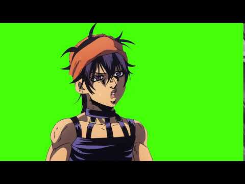 Narancia Confused and Surprised Green Screen | Jojo Part 5: Golden Wind