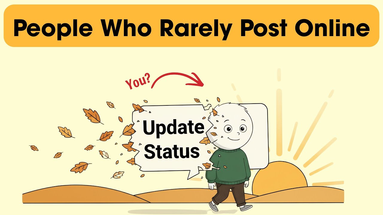 Psychology of people who rarely post online
