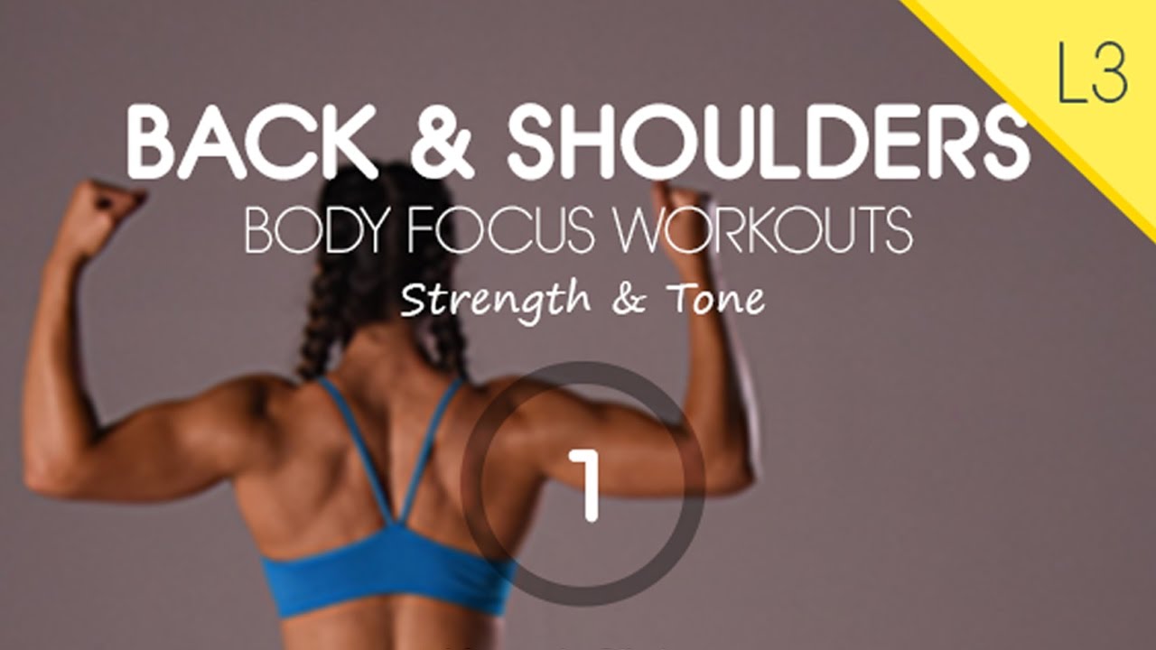 7 min Back, Shoulders & Core HIIT Workout Strength Level 3 40s