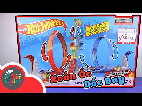 Đường đua Hot Wheels Loop and Launch, Xoắn Ốc Dốc Bay ToyStation 588