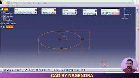 CATIA Tutorials For Beginners Part-3 |Constraints Toolbar #catia