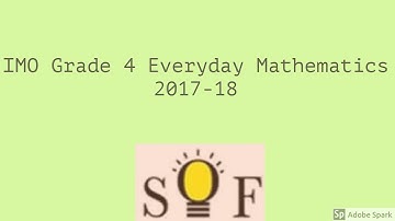 Maths Olympiad question paper- Grade 4- Everyday Mathematics