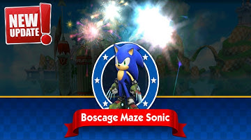 Sonic Dash - Boscage Maze Sonic New Characters Unlocked Update - All 61 Characters Unlocked Gameplay
