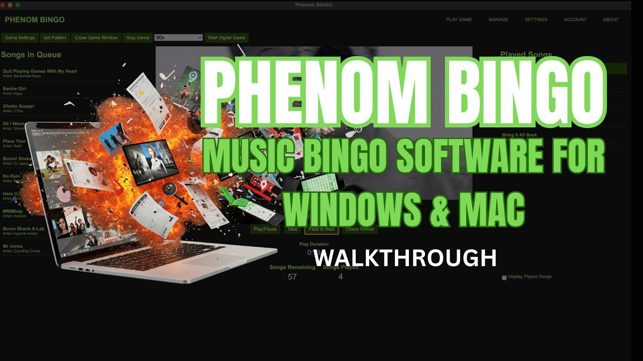 How to Host Epic Music Bingo Nights: Full Phenom Bingo Walkthrough on ...