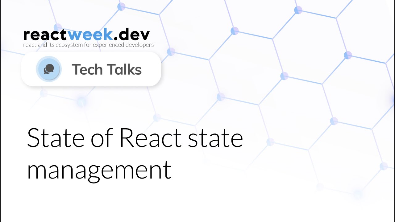 TechTalk [SRB] - State of React State Management - YouTube
