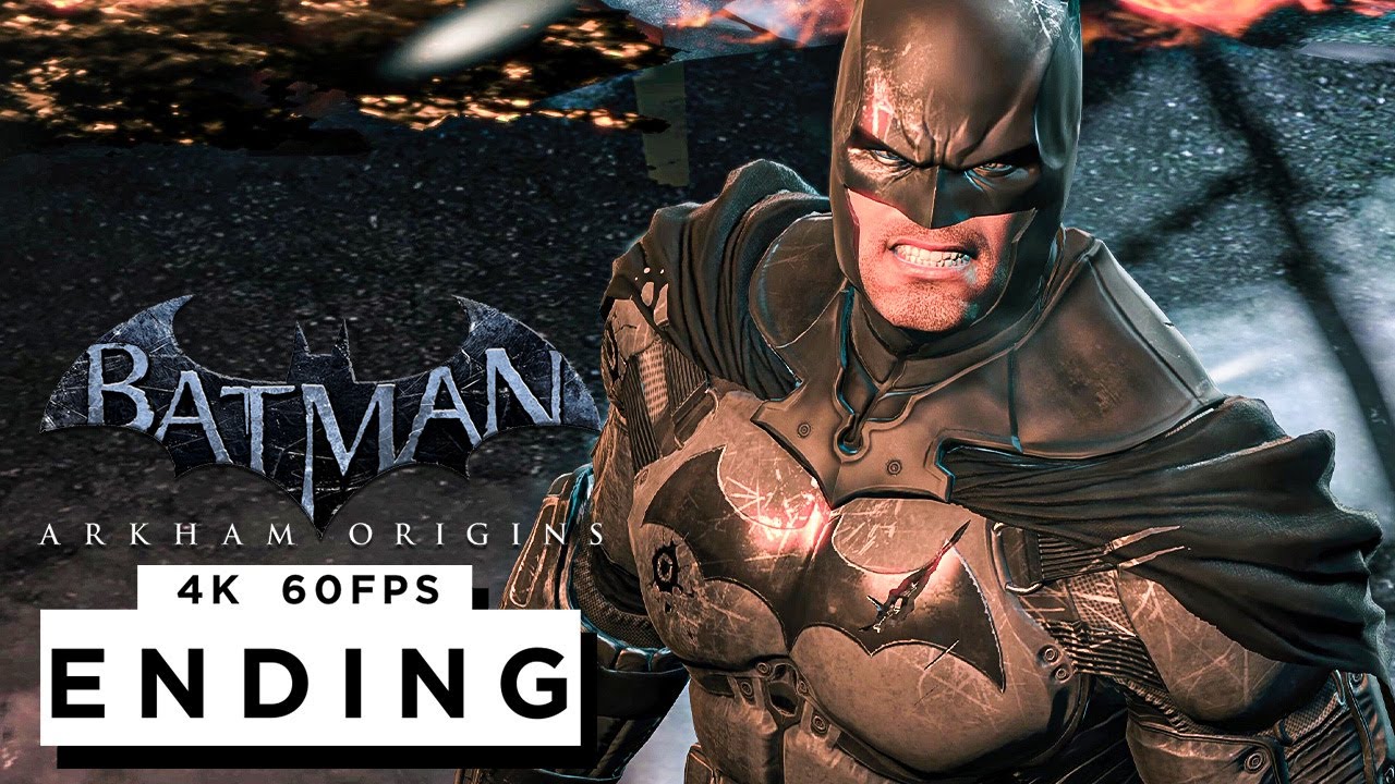 BATMAN: ARKHAM ORIGINS ENDING Walkthrough Gameplay Part 5 - RTX 3090 MAX SETTINGS (4K 60FPS)