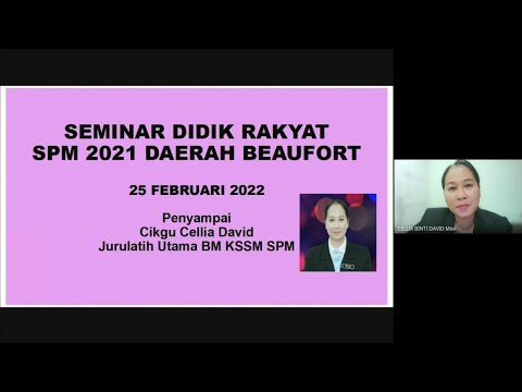 CERAMAH BAHASA MELAYU SPM UNTUK CALON SPM 2021 | CIKGU CELLIA DAVID DARI SMK ST PATRICK MEMBAKUT