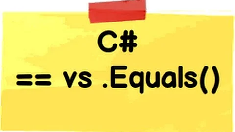 c# interview question :- Difference between == VS .Equals()