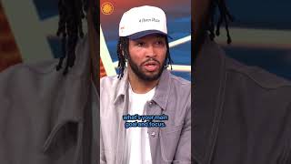 Jalen Brunson on his reaction to Wembanyama's physicality in Game 3 #shorts
