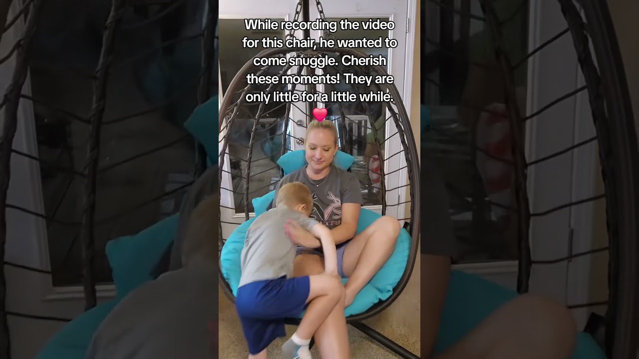 Cuddle-Approved Egg Swing Chair! 