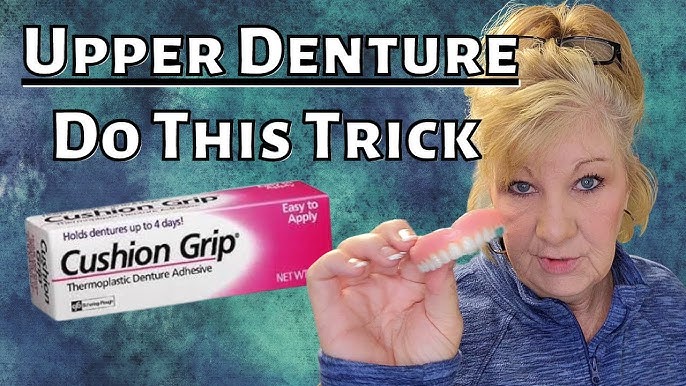 How To Apply Cushion Grip to your LOWER DENTURE 