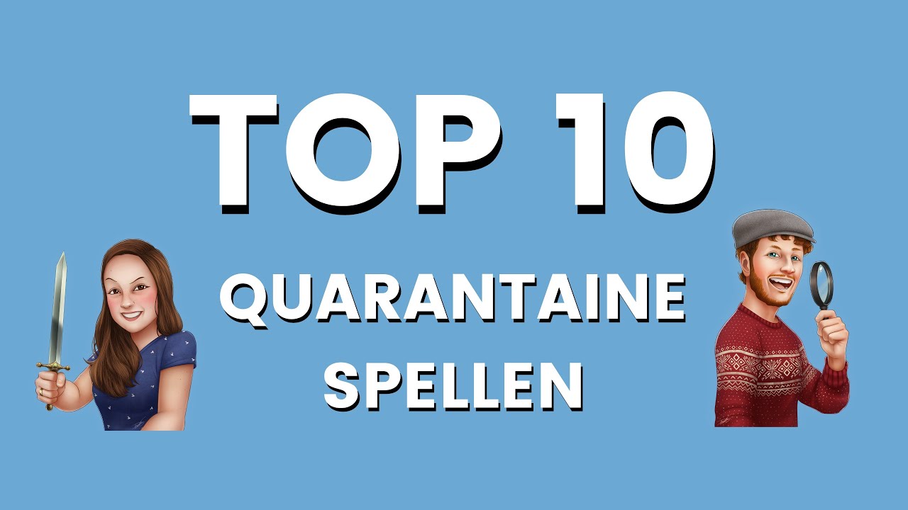 Kwelling dat is alles Voorvoegsel Top 10 Quarantaine spellen | Bordspellen | De Spelletjes Vrienden