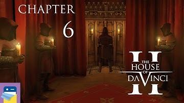 The House of Da Vinci 2: Chapter 6 Secret Library Walkthrough & Gameplay (by Blue Brain Games)