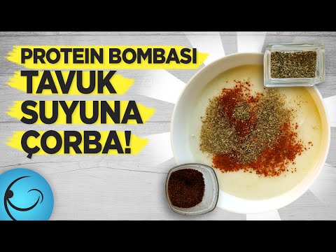 Protein Bombası! Tavuk Suyuna Çift Terbiyeli Çorba Tarifi