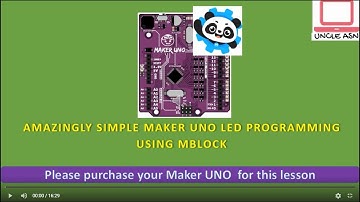 Amazingly Simple Maker UNO LED Programming Using MBlock