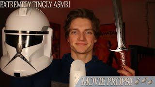 ASMR With Movie Props (EXTREMELY TINGLY)