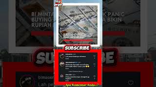 BI MINTA MASYARAKAT TIDAK PANIC BUYING DOLLAR AS, KARENA BIKIN RUPIAH MAKIN MELEMAH