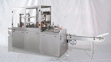 linear type group boxes overwrapping machine automatic overwrapper 化妝品盒子三維包裝機