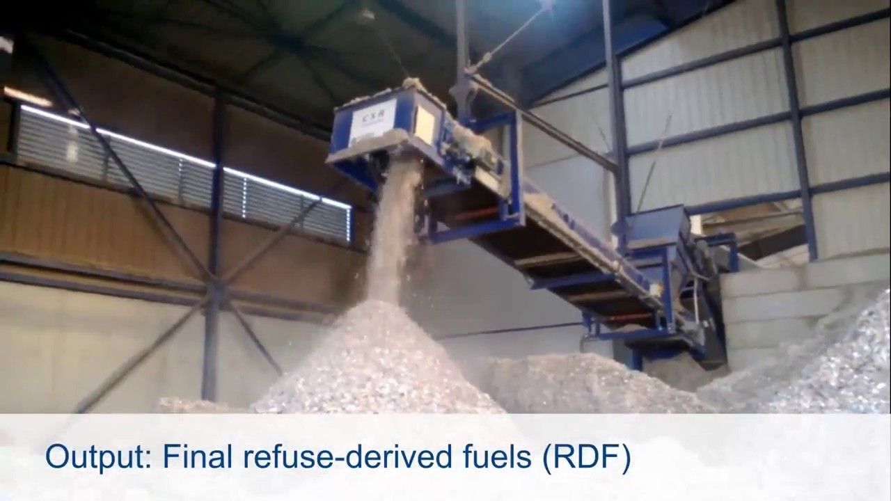 Statie de sortare deseuri cu producere de combustibil alternativ - RDF. SRF