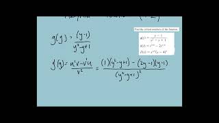 Calculus Problems : Critical Numbers / Fermat's Theorem / Extreme value theorem (#2)