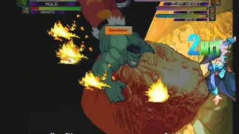 MvC2: Hyper Schwarzeille beats Gamma Crush (Offscreen)