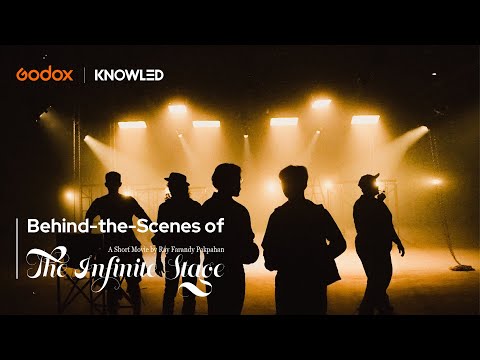 Behind the scenes of 'The Infinite Stage' - lit with Godox KNOWLED lighting