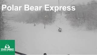 Polar Bear Express 6-pack Lift at Seven Springs (Feb 23rd, 2026)
