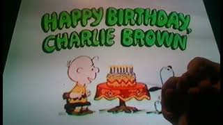 Horacio the handsnake - Happy Birthday, Charlie Brown