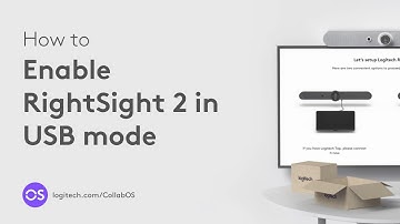 How to enable RightSight 2 speaker tracking on Rally Bar and RB Mini in USB mode l Logitech CollabOS