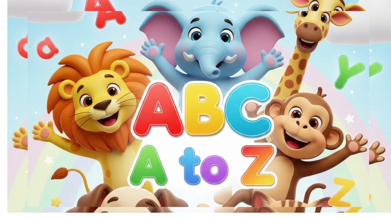 ABC Alphabet Animals 🐾 | A to Z Learning with Cute Animals | Kids ...