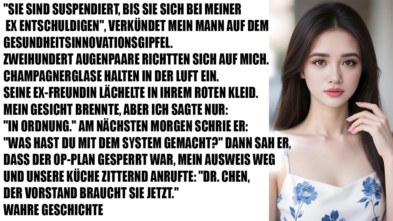 Mein Arzt-Ehemann suspendierte mich bei unserer Krankenhaus-Gala—am nächsten