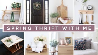SPRING HOME DECOR ON A BUDGET | THRIFT WITH ME + HAUL